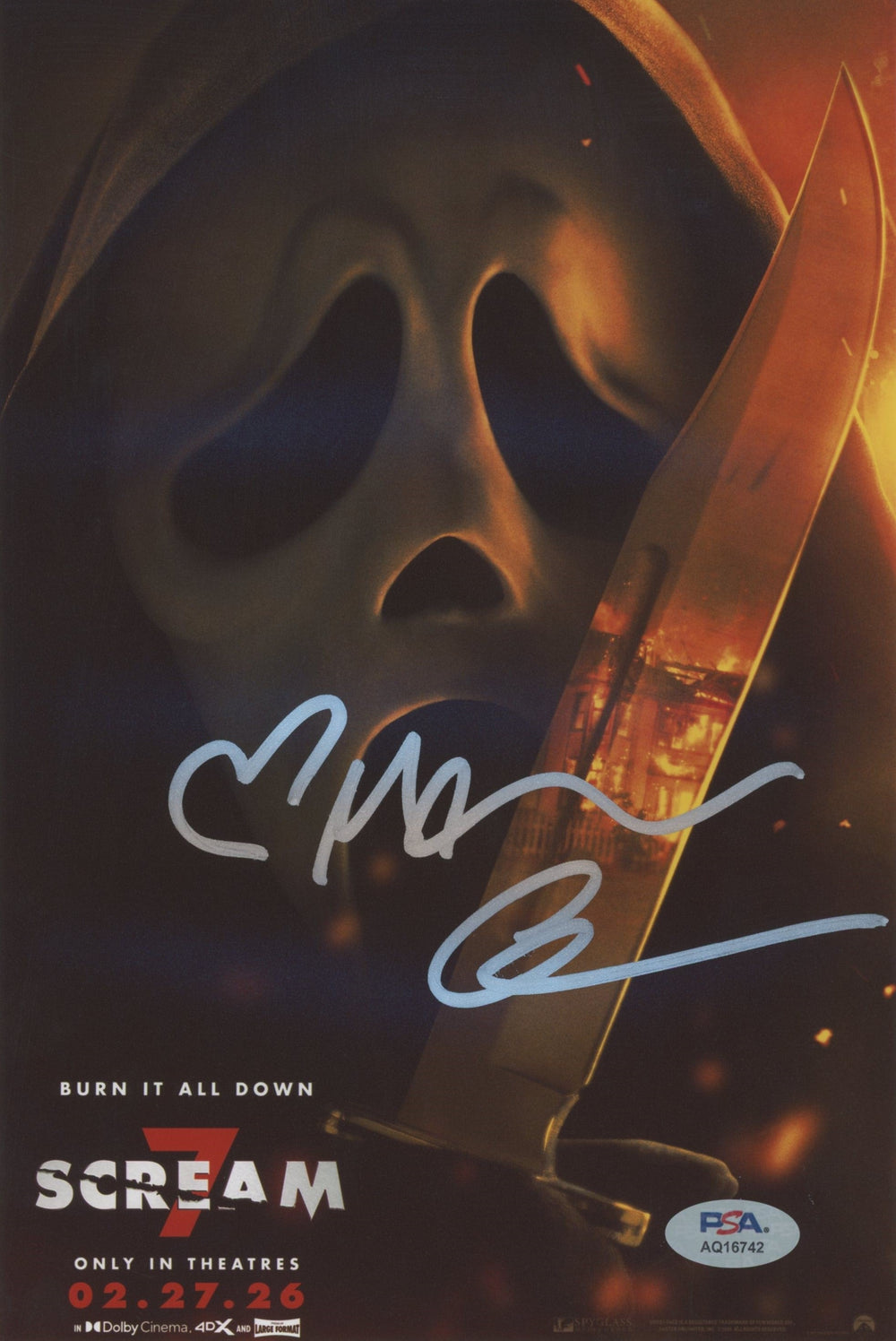 Mckenna Grace Scream 7 Authentic Signed 8x10 Photo PSA/DNA #AQ16742