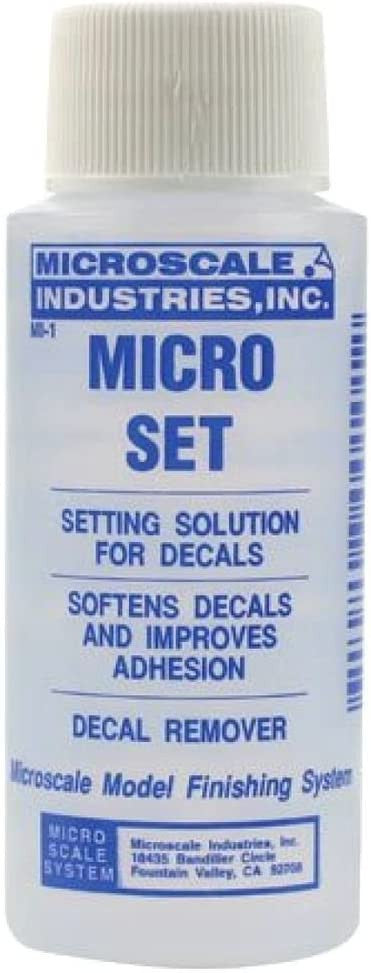 Microscale Micro Set Decal Setting Solution - 1 oz