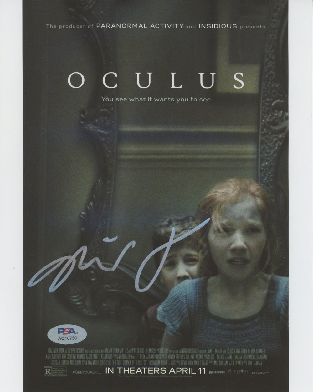 Mike Flanagan Oculus Authentic Signed 8x10 Photo Autographed PSA/DNA #AQ16730