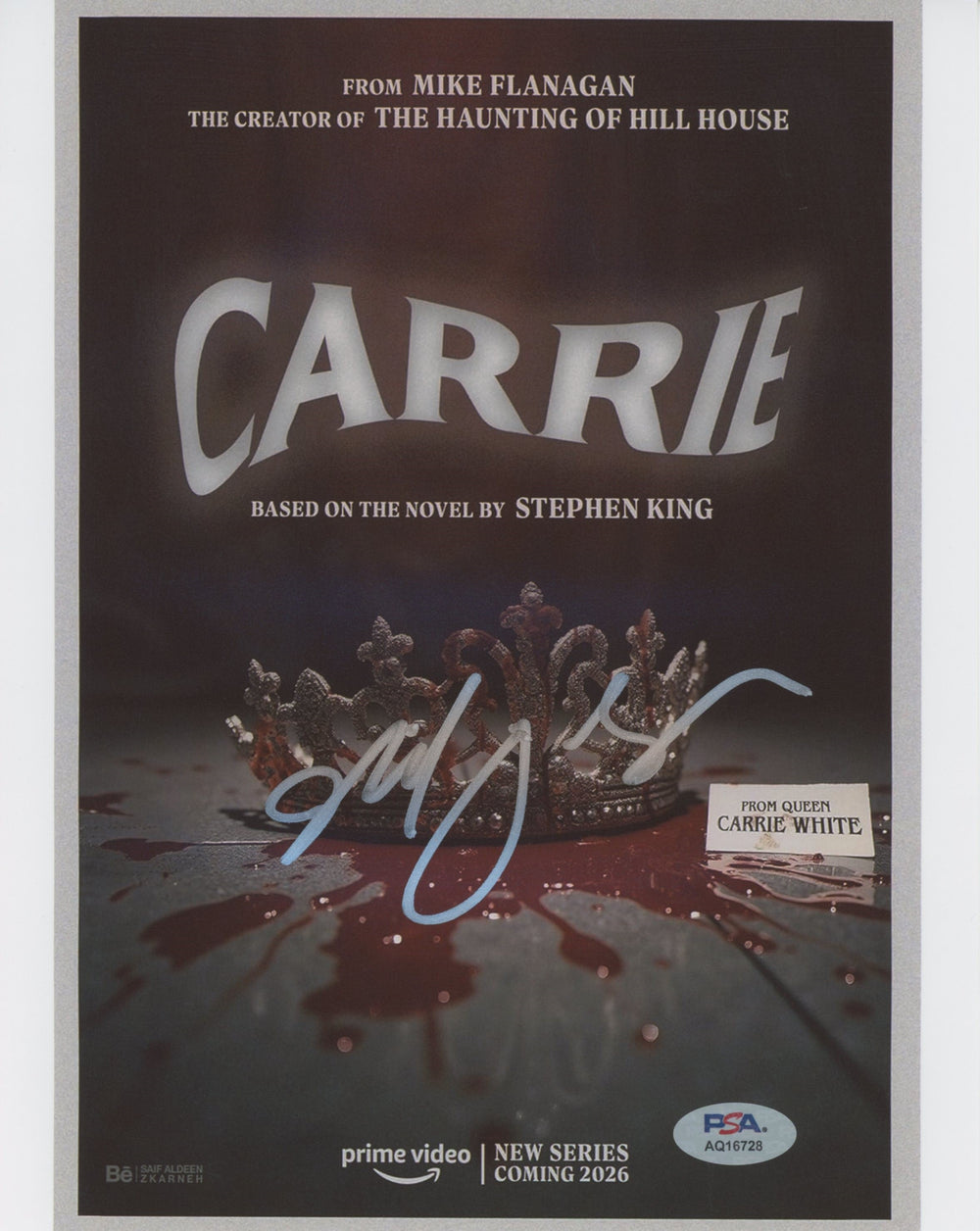 Mike Flanagan Carrie Authentic Signed 8x10 Photo Autographed PSA/DNA #AQ16728