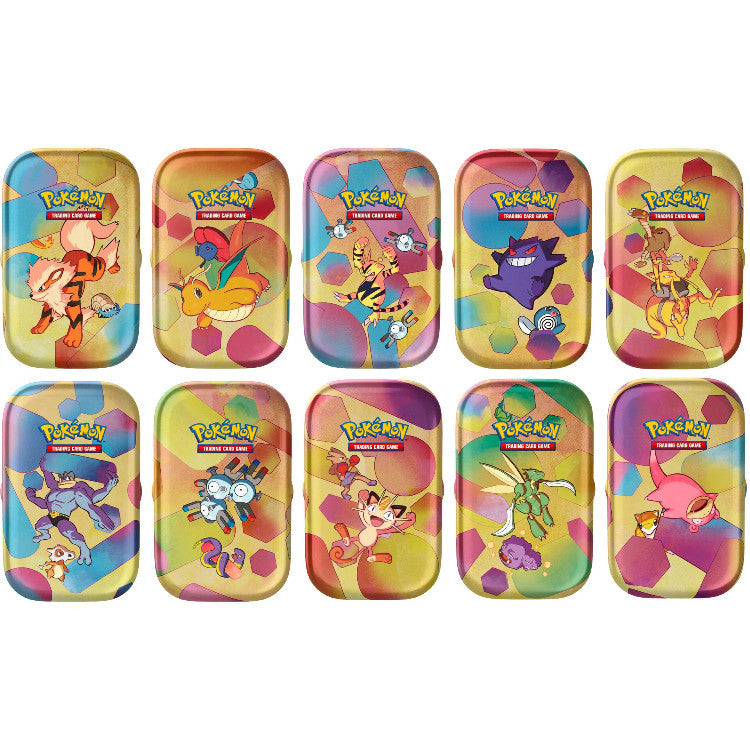 Pokemon Scarlet Violet 151 Mini Tin Display 10 Reissue