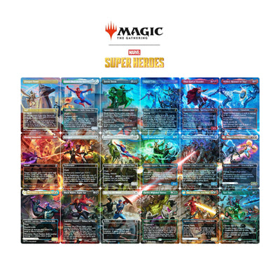 Magic The Gathering Marvel Super Heroes - FOIL Clash for the Cosmic Cube 18 Card Scene Set (PRE-ORDER JULY 15)