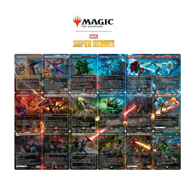 Magic The Gathering Marvel Super Heroes - NORMAL Clash for the Cosmic Cube 18 Card Scene Set (PRE-ORDER JULY 15)