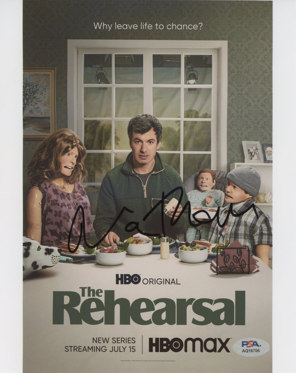 Nathan Fielder The Rehearsal Authentic Signed 8x10 Photo PSA/DNA #AQ16706