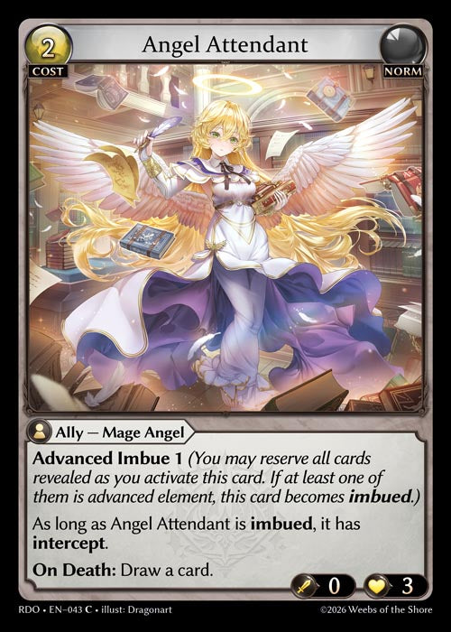 RDO-043 Curio Foil-Angel Attendant (Common)