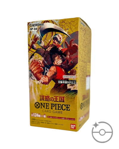 One Piece Card Game Japanese Kingdoms of Intrigue OP-04 Booster Box