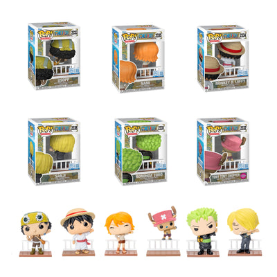 Funko One Piece - Straw Hat Pirates Complete Set of 6 - Entertainment Earth Exclusive