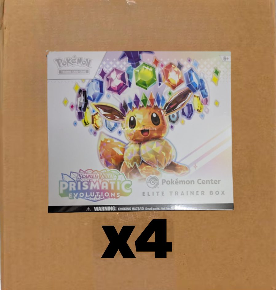 Sealed Case Prismatic Evolutions PC ETB x4 - SV8.5