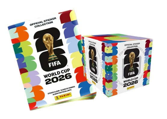 2026 Panini FIFA World Cup Soccer - Sticker Sealed Box (350 Stickers) and Album Combo