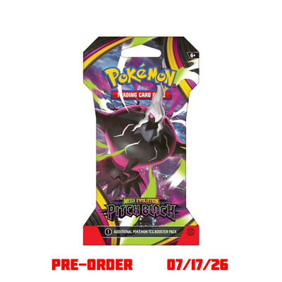 Mega Evolution: Pitch Black Sleeved Booster Pack (Early Bird Special)