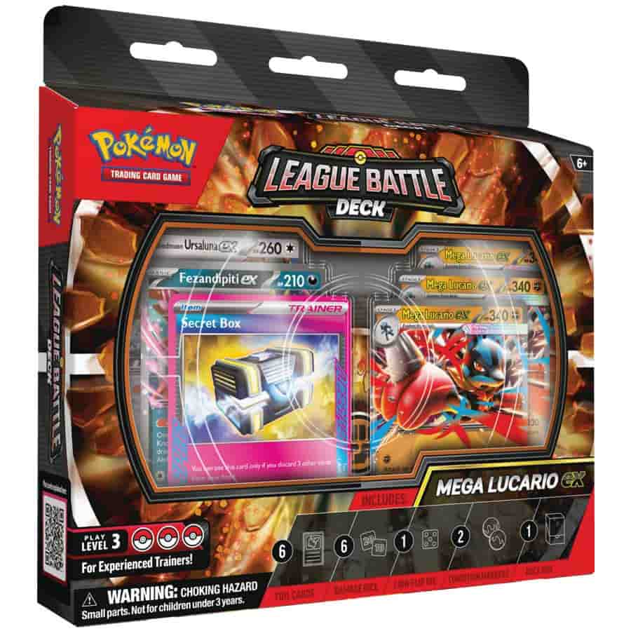 Pokemon Tcg: Mega Lucario Ex League Battle Deck