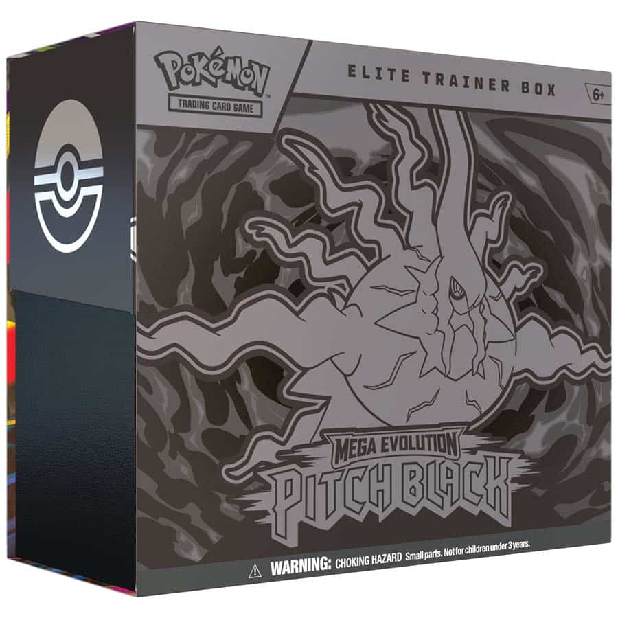 Pokemon: Mega Evolution: Pitch Black: (Me05) Elite Trainer Box (Presale - Expected release date July 17th, 2026)