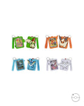 Pokémon TCG Simplified Chinese Nine Colors Gathering Card Case Keychain Gift Box