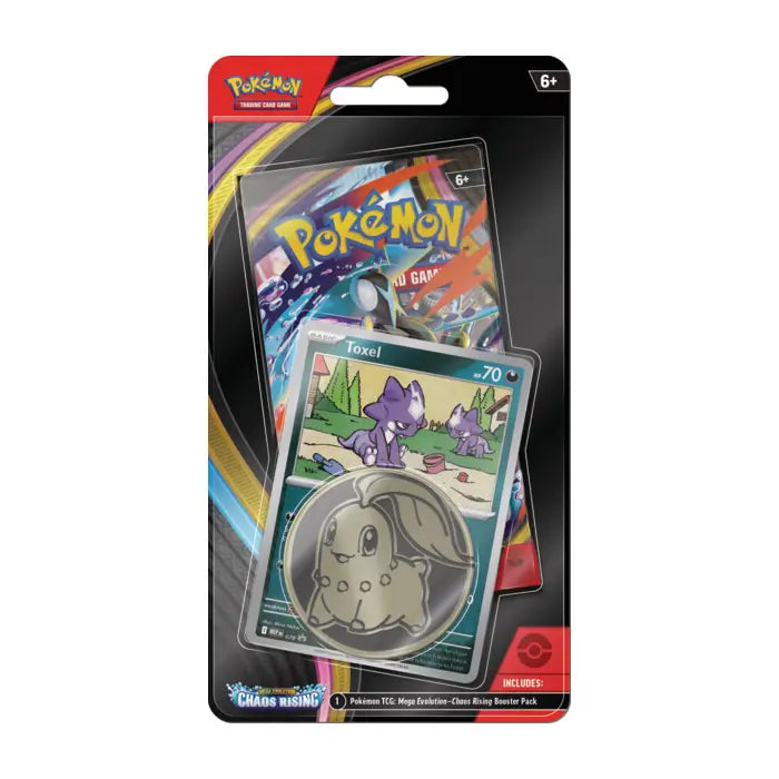 Pokémon TCG: Mega Evolution—Chaos Rising Checklane Blister [Toxel Promo]