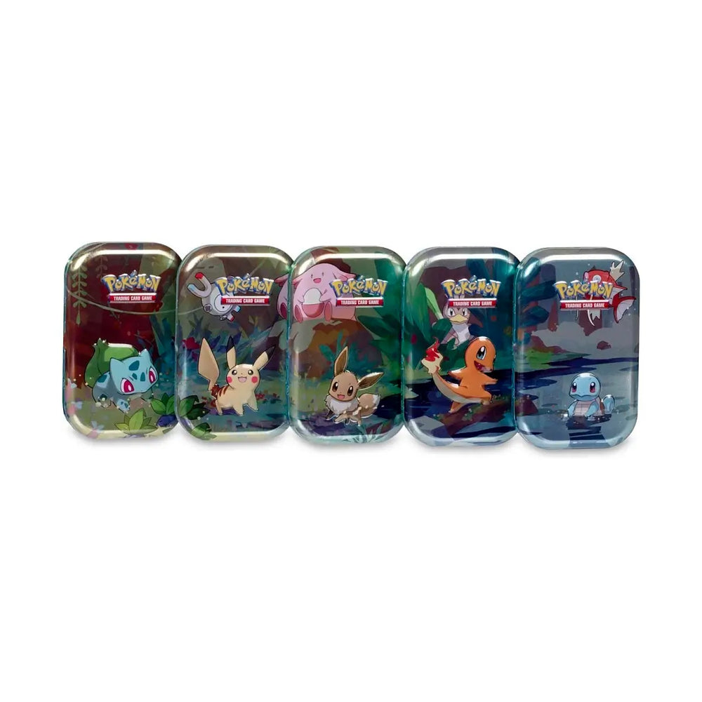Pokémon TCG: Kanto Friends Mini Tin (Set of 5) - Complete Collection