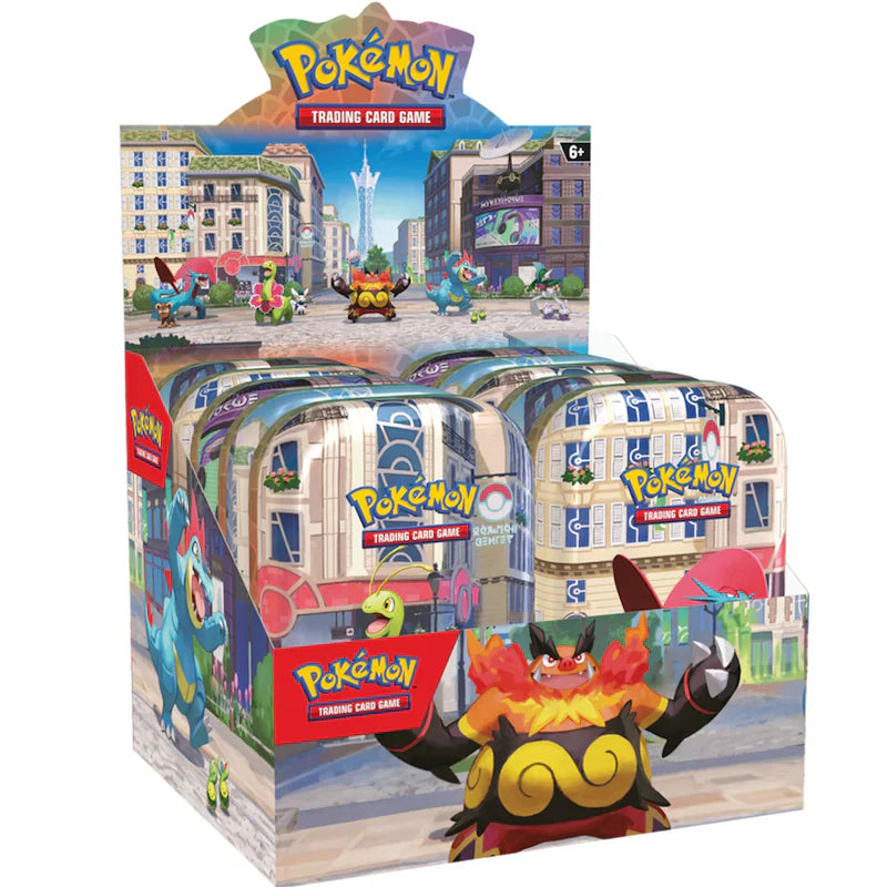 Pokemon TCG: Lumiose City Mini Tin Display - 10 Tins Per Display