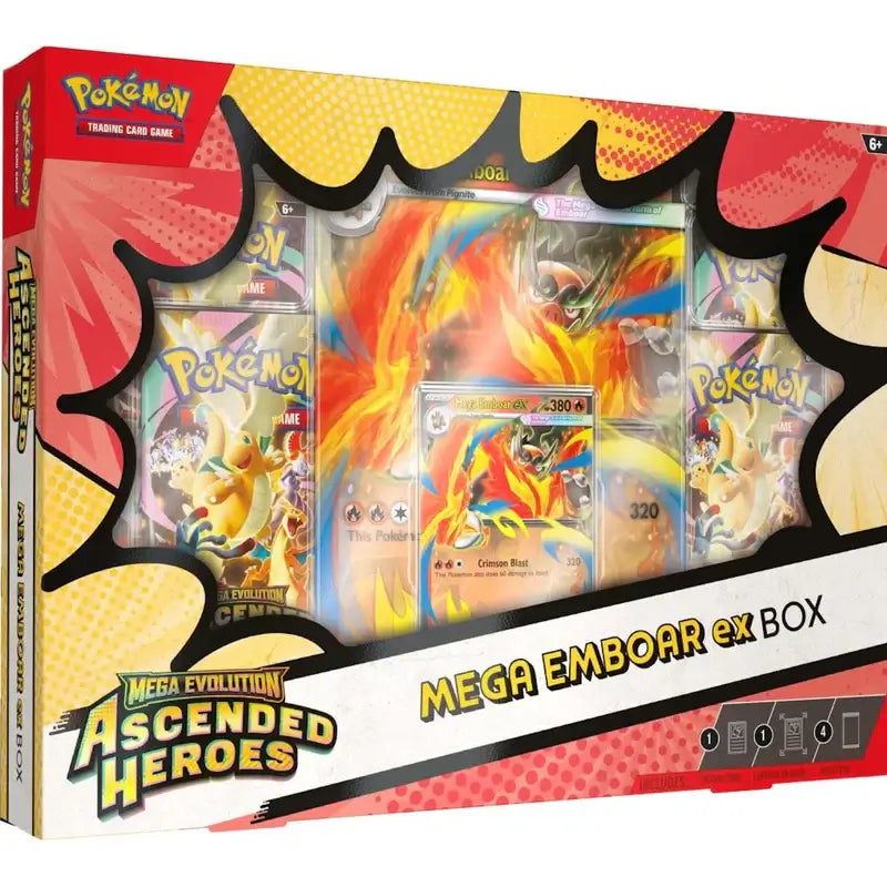 Pokémon TCG: Ascended Heroes — Mega Emboar ex Box