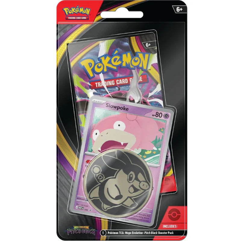 Pokémon TCG: Mega Evolution — Pitch Black Checklane Blister (Slowpoke)(Pre-Order Jul 17)