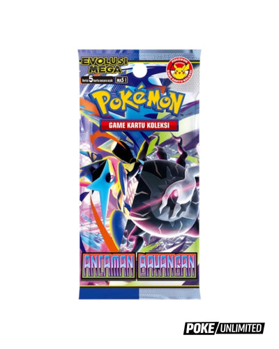 Pokémon TCG Indonesian MEGA Shadow Threat Booster Box MA5I