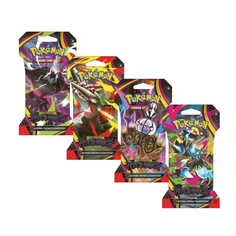 Pokémon TCG: Mega Evolution — Pitch Black Sleeved Booster Pack(Pre-Order Jul 17)