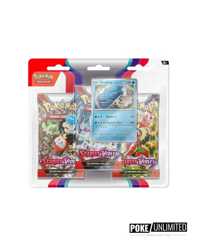 Pokémon TCG Scarlet & Violet 3-Pack Blister with Dondozo Promo