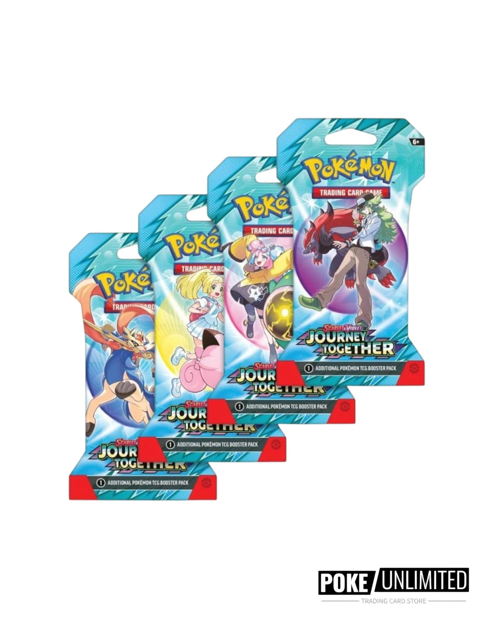 Pokémon TCG Scarlet & Violet—Journey Together Sleeved Booster Pack Case (144 Packs)