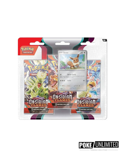 Pokémon TCG: Scarlet & Violet - Obsidian Flames 3 Pack Blister