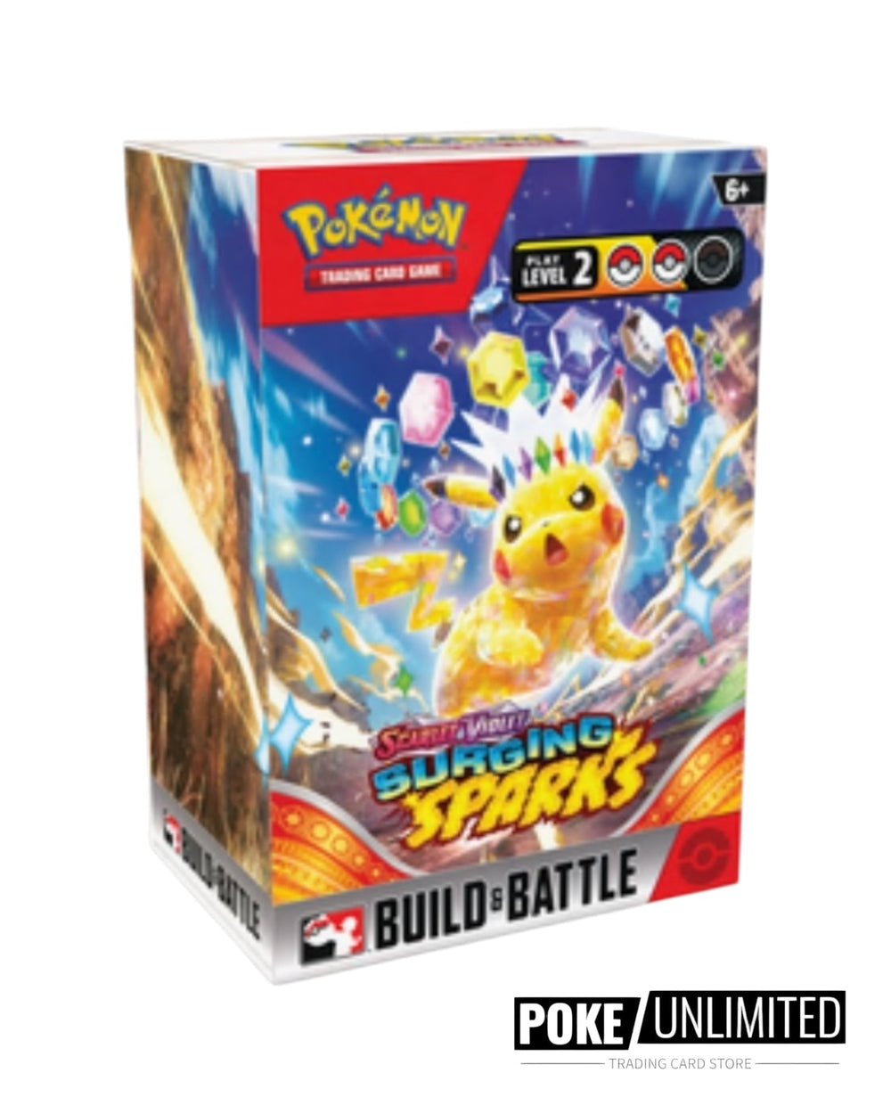 Pokémon TCG Scarlet & Violet Surging Sparks Build & Battle Box English