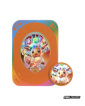 Pokémon TCG Simplified Chinese Terastal Gathering Eevee Metal Storage Tin