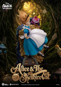 PRE-ORDER: Beast Kingdom Alice in Wonderland: Alice & The Cheshire Cat Master Craft Series Statue