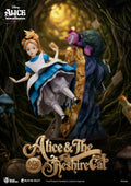 PRE-ORDER: Beast Kingdom Alice in Wonderland: Alice & The Cheshire Cat Master Craft Series Statue