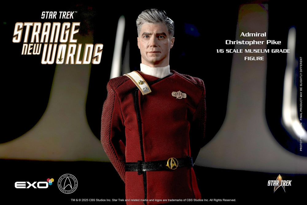 PRE-ORDER: Exo-6 Star Trek: Strange New Worlds Admiral Christopher Pike 1/6 Scale Figure