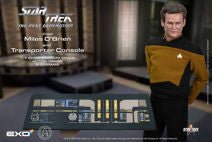 PRE-ORDER: Exo-6 Star Trek: The Next Generation Transporter Chief Miles O'Brien with Transporter Console Sixth Scale Figure Set