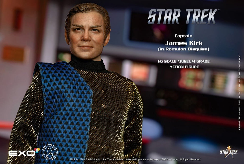 PRE-ORDER: Exo-6 Star Trek: The Original Series Captain James T. Kirk (Romulan Disguise) 1:6 Scale Articulated Figure
