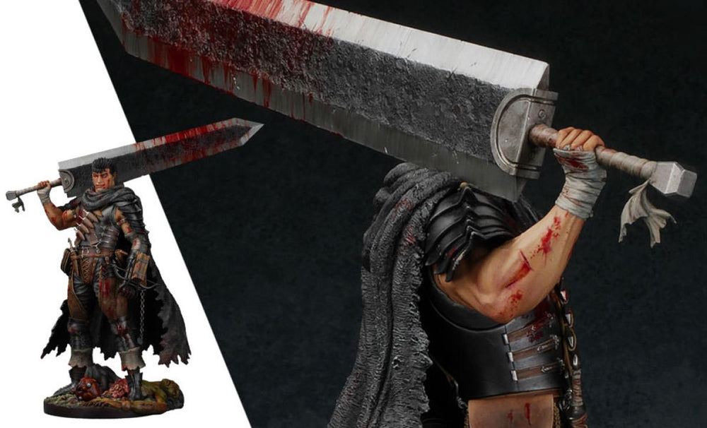 PRE-ORDER: Gecco Co. Guts, Lost Children Arc, The Black Swordsman (Redecoration Version) Statue