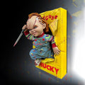 PRE-ORDER: Hollywood Collectibles Group Bride of Chucky: Chucky Half-Scale Wall Sculpture Wall Decor