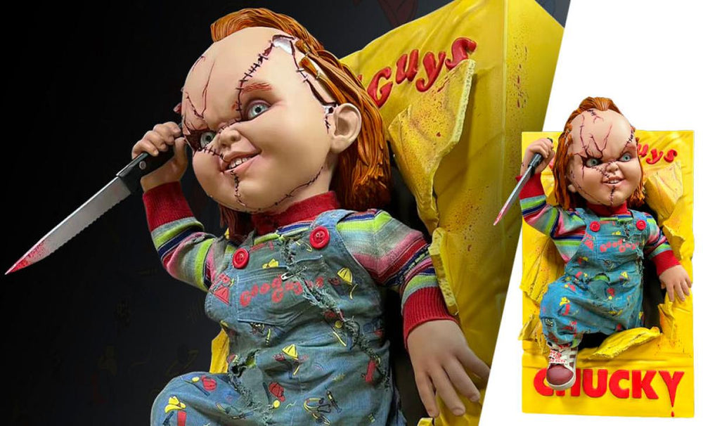 PRE-ORDER: Hollywood Collectibles Group Bride of Chucky: Chucky Life-Size Wall Sculpture Wall Decor