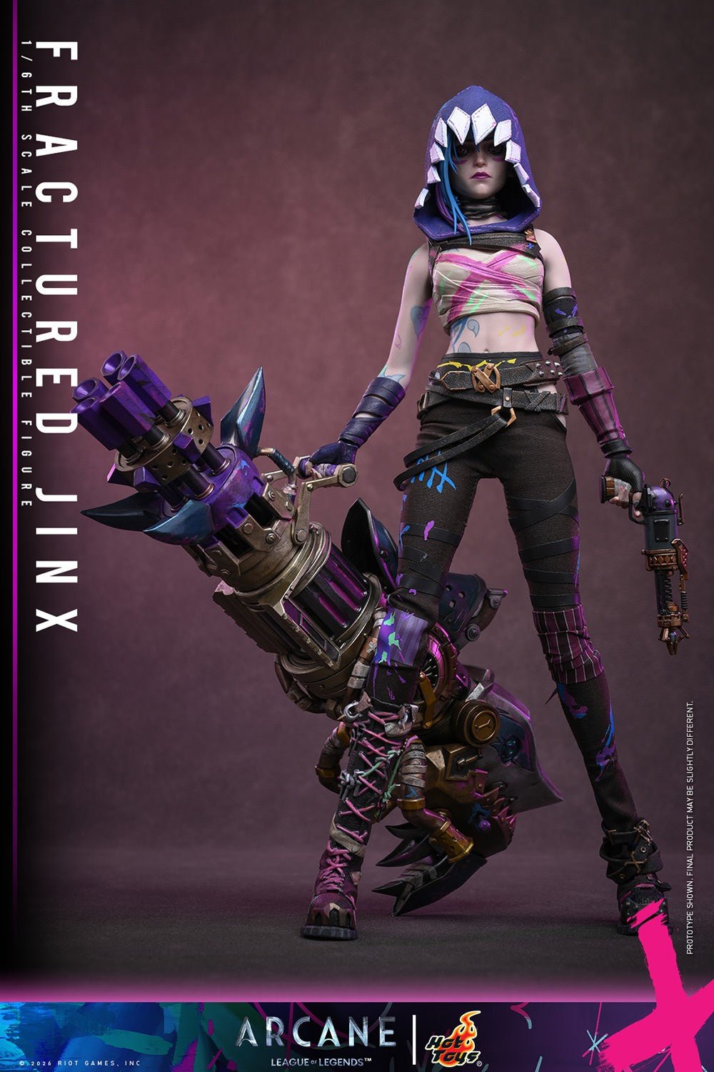PRE-ORDER: Hot Toys Arcane Fractured Jinx Sixth Scale Figure
