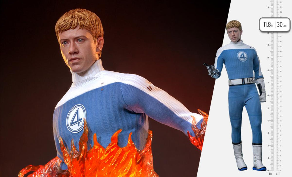 PRE-ORDER: Hot Toys Marvel Studios Fantastic Four: First Steps Human Torch Sixth Scale Figure