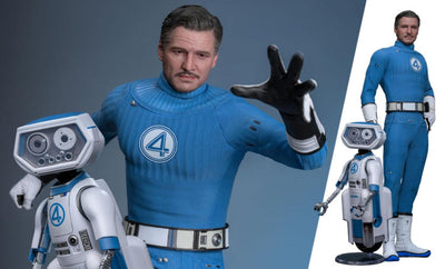 PRE-ORDER: Hot Toys Marvel Studios The Fantastic Four: First Steps Mister Fantastic and H.E.R.B.I.E. Sixth Scale Figure Set