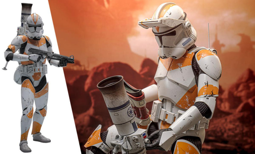 PRE-ORDER: Hot Toys Star Wars: Episode III Revenge of the Sith 212th Attack Battalion Clone Trooper(Deluxe Version) Sixth Scale Figure