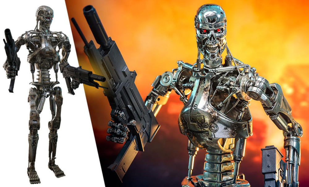 PRE-ORDER: Hot Toys Terminator 2: Judgment Day T-800 Endoskeleton (Battle Damaged Version) Sixth Scale Figure
