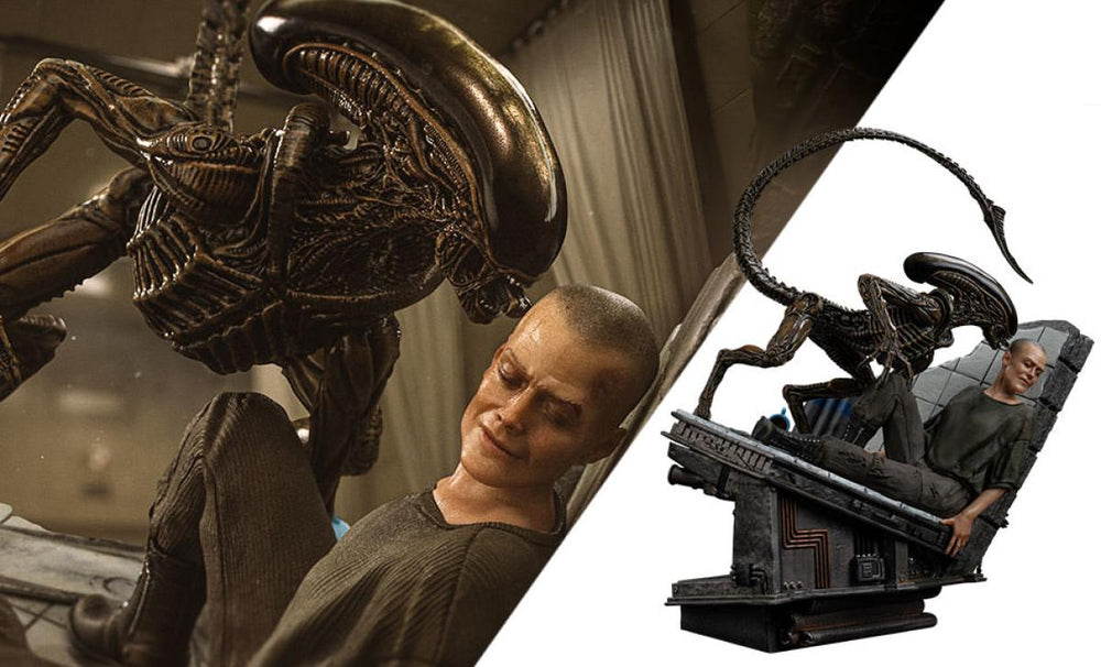 PRE-ORDER: Iron Studios Alien 3 Ellen Ripley and Dog Alien Art Scale 1/10 Statue