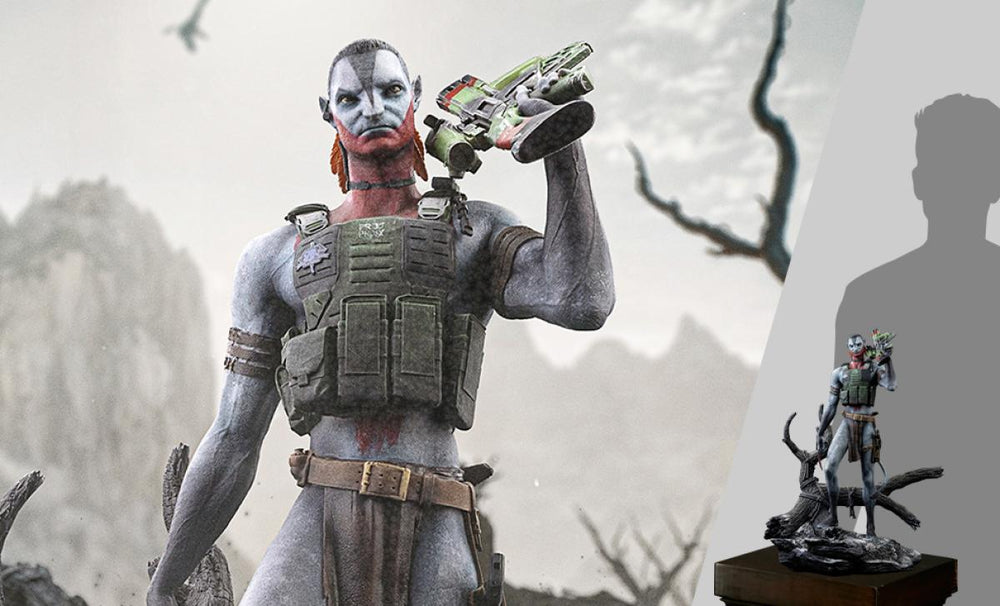 PRE-ORDER: Iron Studios Avatar: Fire and Ash Miles Quaritch 1/10 Art Scale Statue