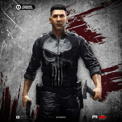 PRE-ORDER: Iron Studios Daredevil: Born Again Punisher Art Scale 1/10 Statue