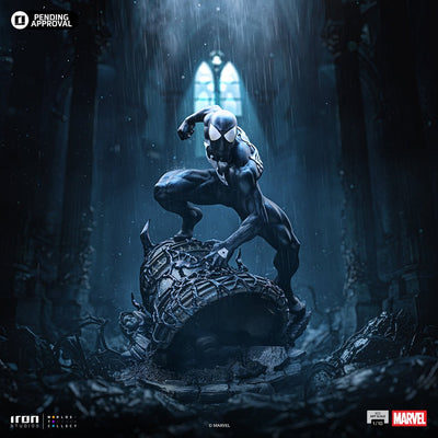 PRE-ORDER: Iron Studios Marvel Comics Spider-Man Black Costume 1/10 BDS Art Scale Statue