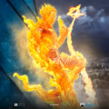 Iron Studios Marvel Fantastic Four: Human Torch Art Scale 1/10 Statue