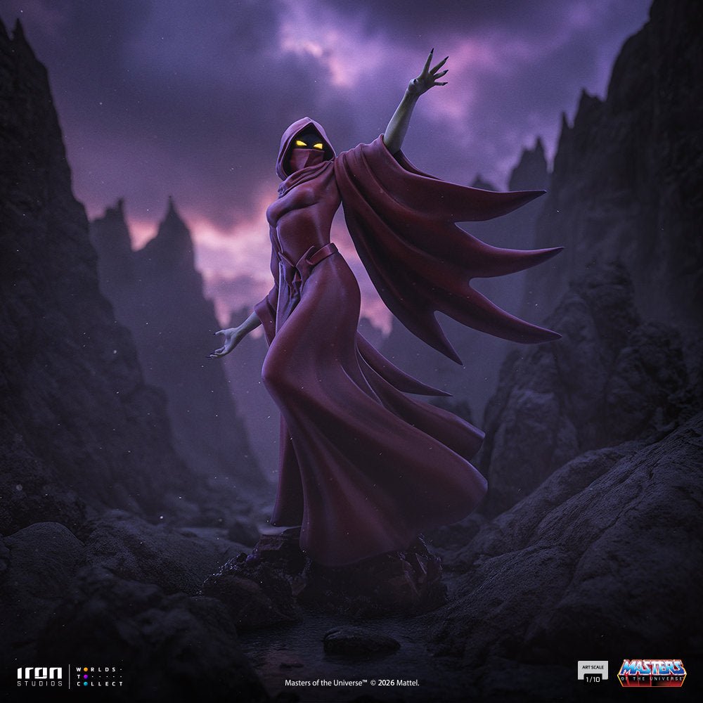 PRE-ORDER: Iron Studios Masters of the Universe Shadow Weaver Art Scale 1/10 Statue