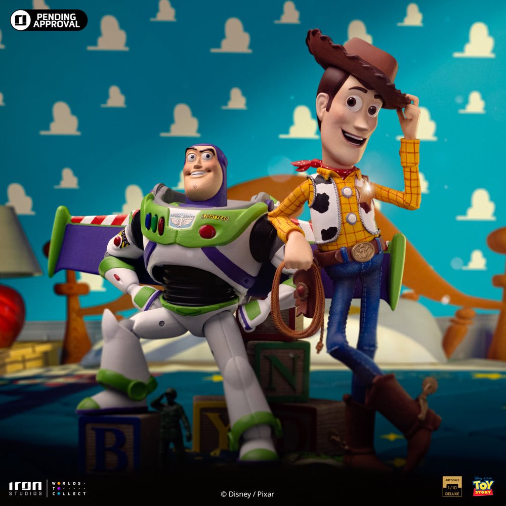 Iron Studios Toy Story Buzz & Woody Deluxe Art Scale 1/10 Statue