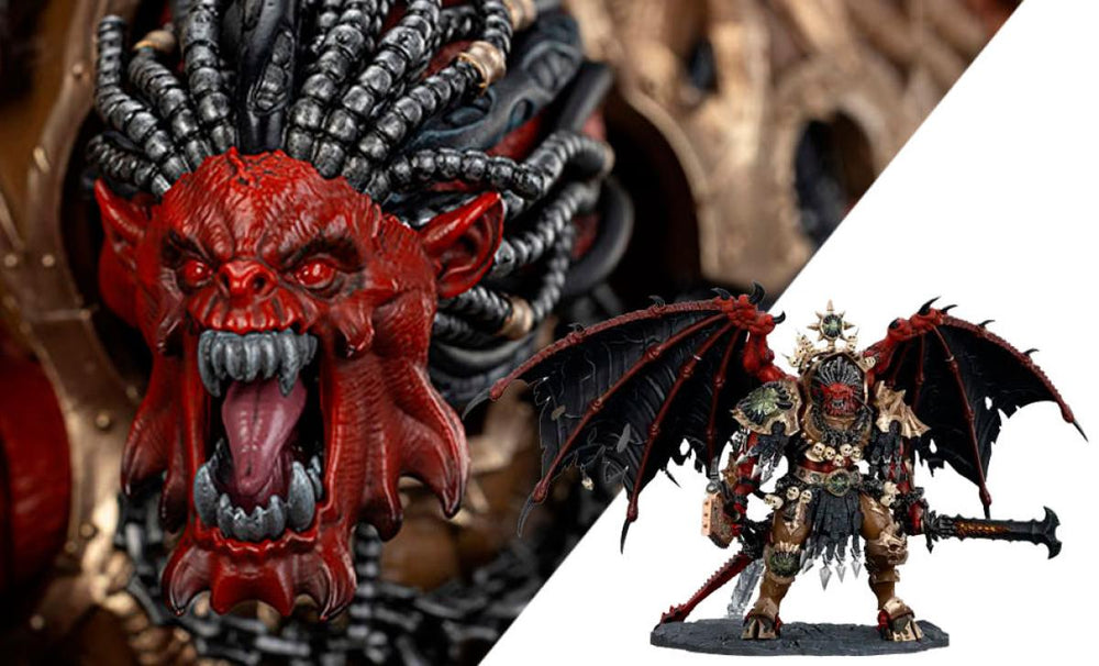 Joytoy Warhammer 40K Angron, Daemon Primarch of Khorne 1:18 Action Figure